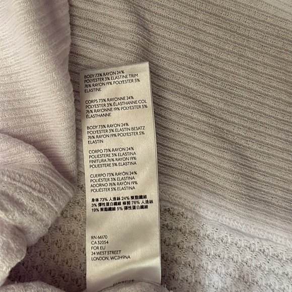 Free People White Flowy Quarter Button Long Sleeve Top D7 - Picture 4 of 4